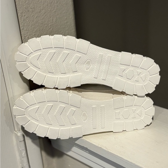 Palladium Pallatower Lo Star White Leather Platform Sneaker  Womens 6 Youth 4.5Y - Picture 10 of 10